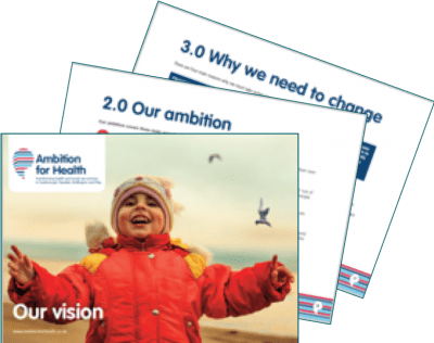 I wrote this vision document for this health and social care communications and engagement programme